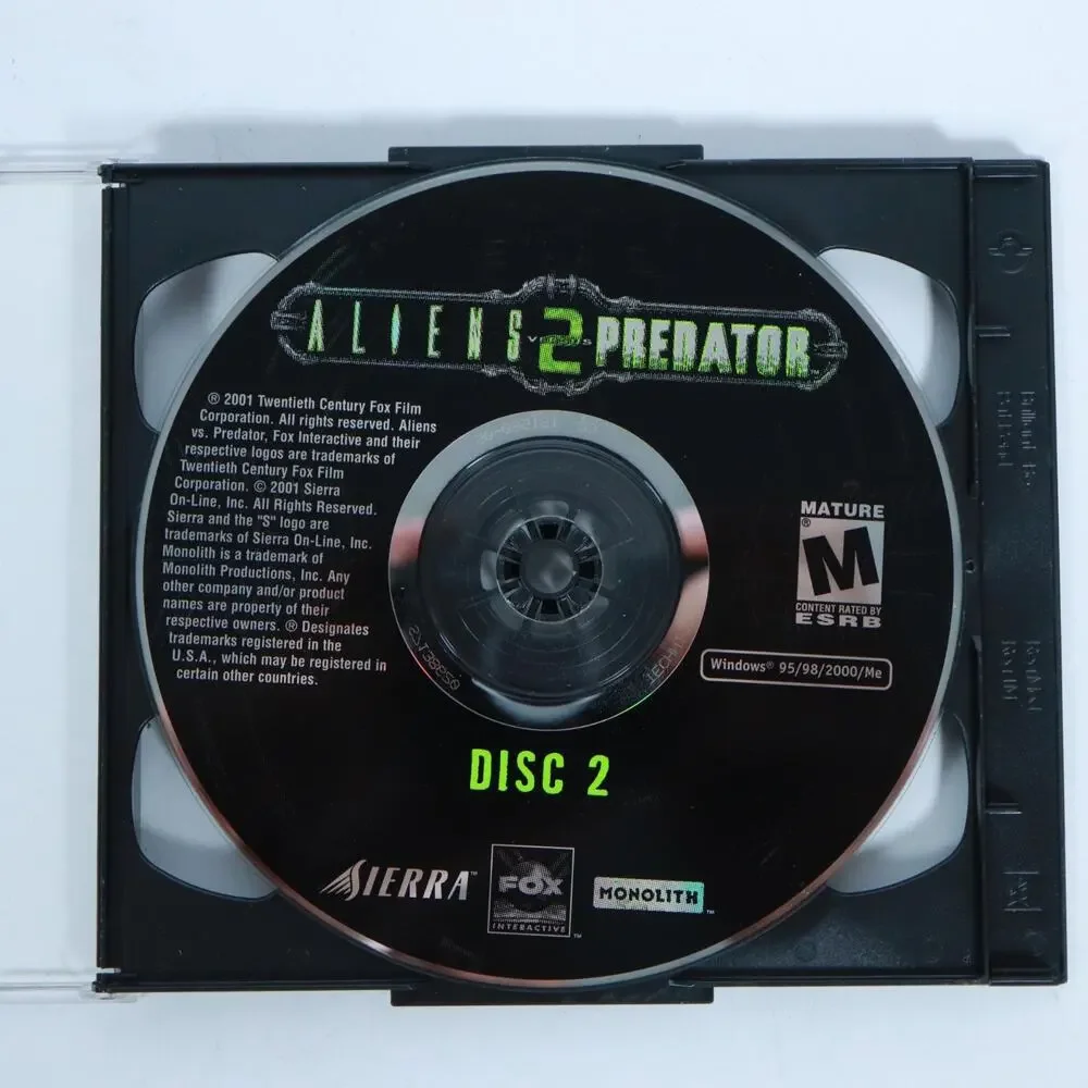 Aliens versus Predator 2 PC CD computer game (Alien vs Predator 2)